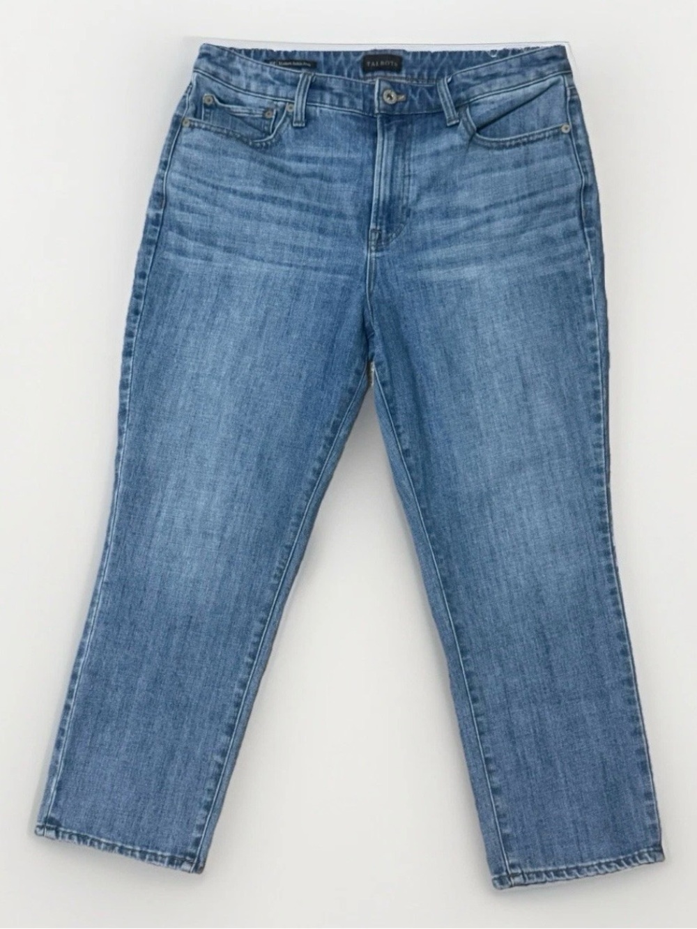 Talbots Modern ankle straight leg crop jeans